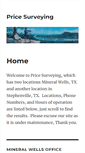 Mobile Screenshot of pricesurveying.com